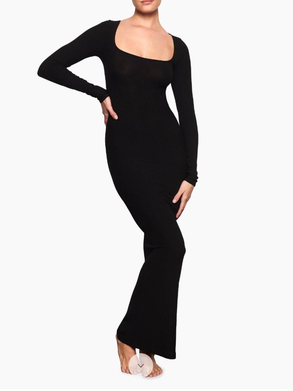 SKIMS- Soft Lounge Long-Sleeve Dress- sz. M